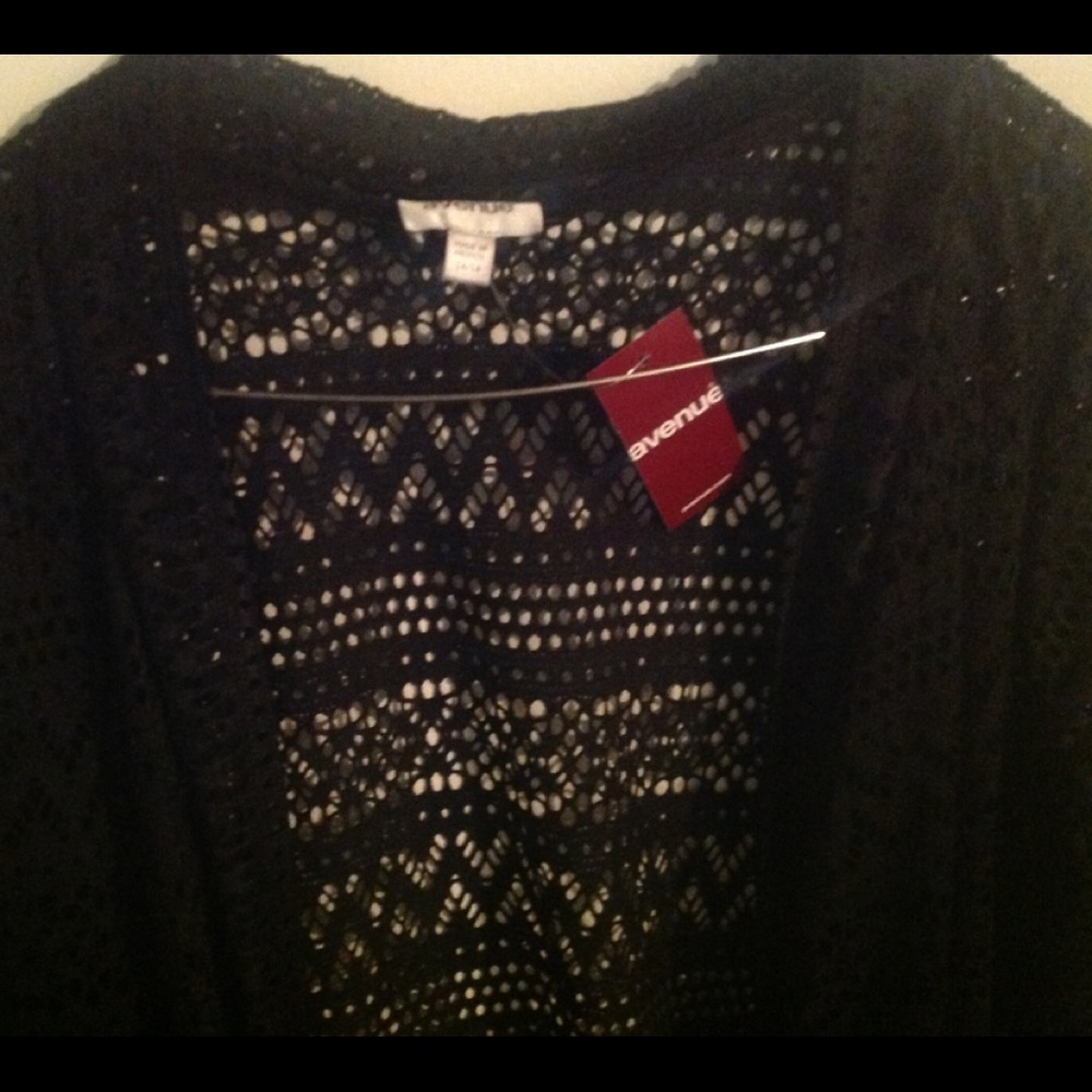 AVENUE Black cover up size 14/16 - Picture 3 of 3